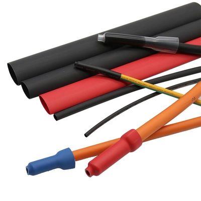 İyi bir fiyat. Siyah PE Çift Duvar Yapıştırıcı Isıyla Daralan Makaron 0.8mm Su Geçirmez Conta çevrimiçi