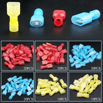 İyi bir fiyat. Alev gerileyici ısı küçültücü konektör Wiregaugerange 22-10 AWG İzolasyon koruması sağlayan elektrikli tel splicing sonlandırma çevrimiçi