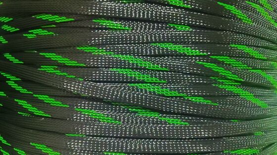 İyi bir fiyat. Alev geriletici yüksek esneklik kablo kemer koruması için aşınmaya dayanıklı PET örgülü kablo kuşağı çevrimiçi