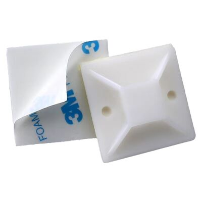 İyi bir fiyat. Ashan 25*25mm Nylon PA66 Kablo Klipleri ve Kablo Yönetimi için Güçlü Kendine Yapışkan Bağlantı Montajları çevrimiçi