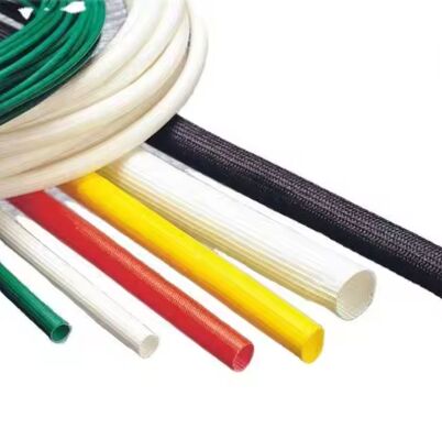 İyi bir fiyat. Endüstriyel Yalıtım İçin Yüksek Esnekliğe ve 200°C Sıcaklık Derecesine Sahip Mükemmel Yaşlanma Direnci Silikon Fiberglas Kılıf çevrimiçi
