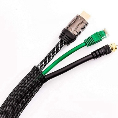 İyi bir fiyat. 25x32m PET Kablo Kılıfı, 100m Genişletilebilir Örgülü Pet Siyah Kablo Kılıfı çevrimiçi