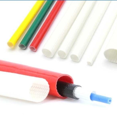 İyi bir fiyat. 3mm Silikon Fiberglas Kol Örgülü, Beyaz Silikon Kaplı Fiberglas Kol çevrimiçi