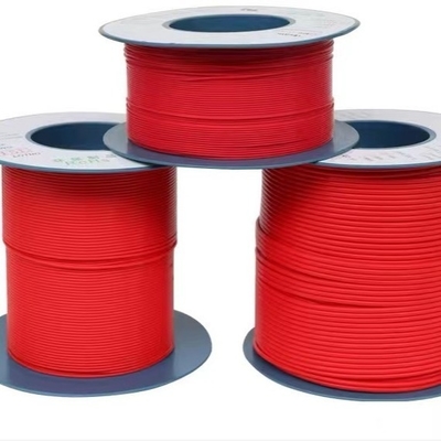 İyi bir fiyat. 0.38mm Kırmızı Esnek Teflon Boru, AWG 28 İnce Duvar PTFE Borusu çevrimiçi