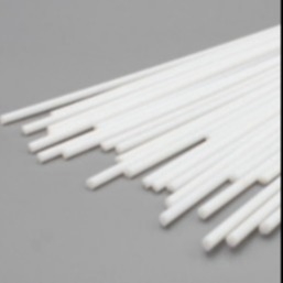 Kalıplama PTFE Yuvarlak Çubuk 300mm, Beyaz Grafit Dolgulu PTFE Çubuk