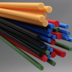 3mm 5mm PTFE İçi Boş Çubuk Kalıplı Teflon Grafit Çubuk Ekstrüde